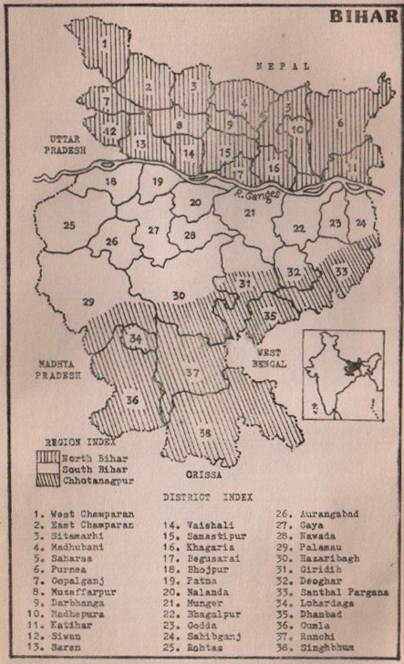 bihar map